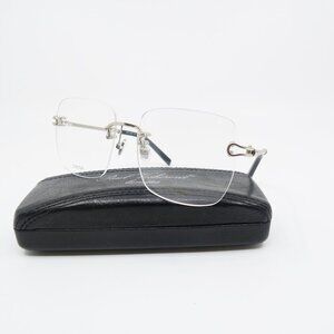 Paul Vosheront PV 618 C1 23K Gold Plated Silver, Rimless, New Eyeglasses.